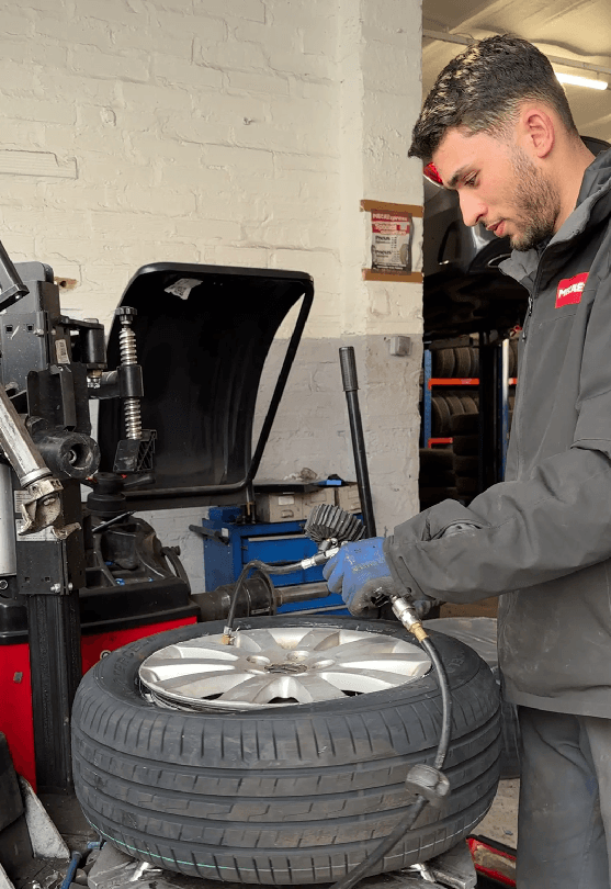 Équilibrage d'une roue chez MecaExpress